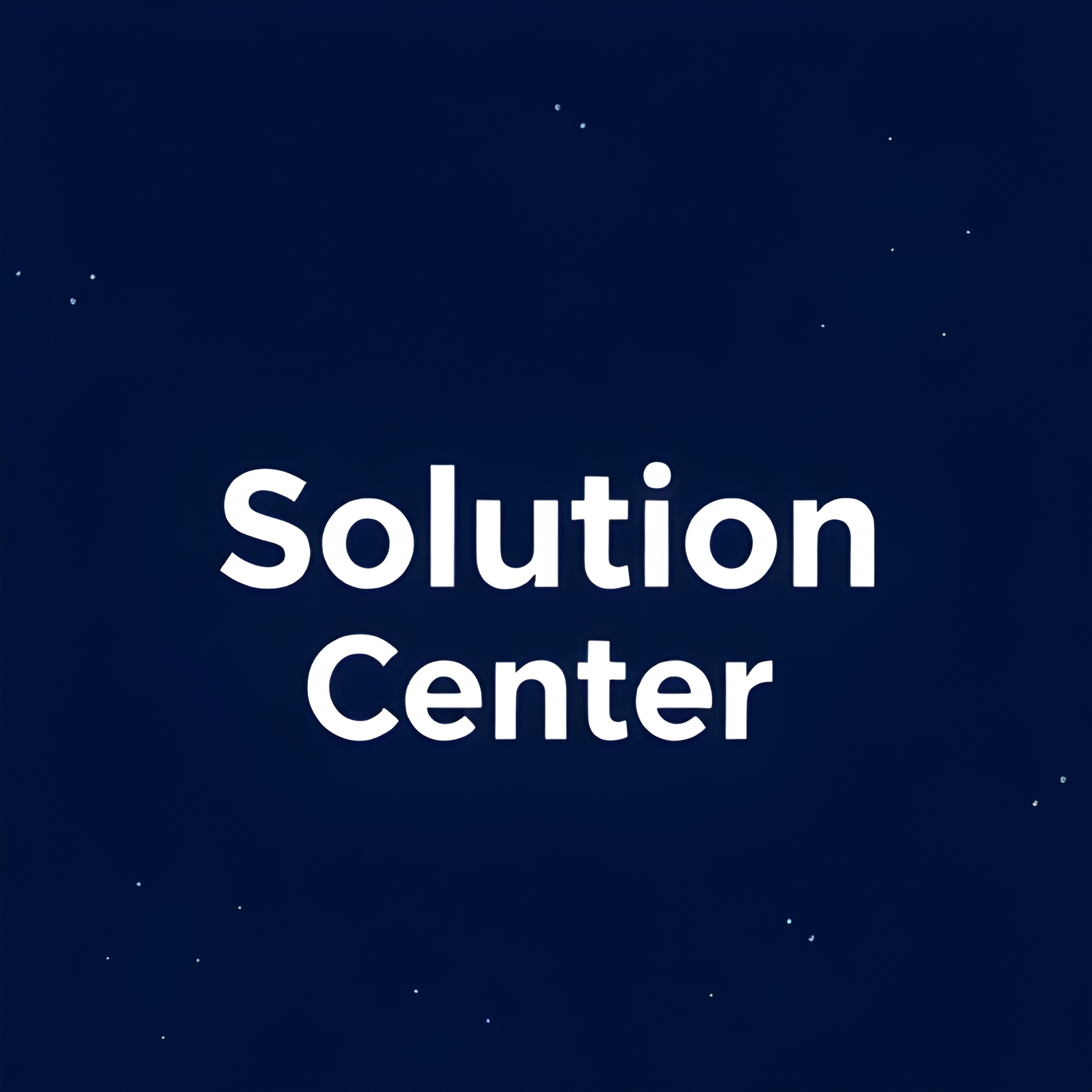 Solution Center